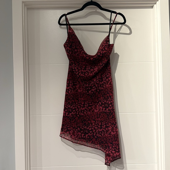NWT NBD Doreo leopard print slip dress medium - Picture 4 of 7